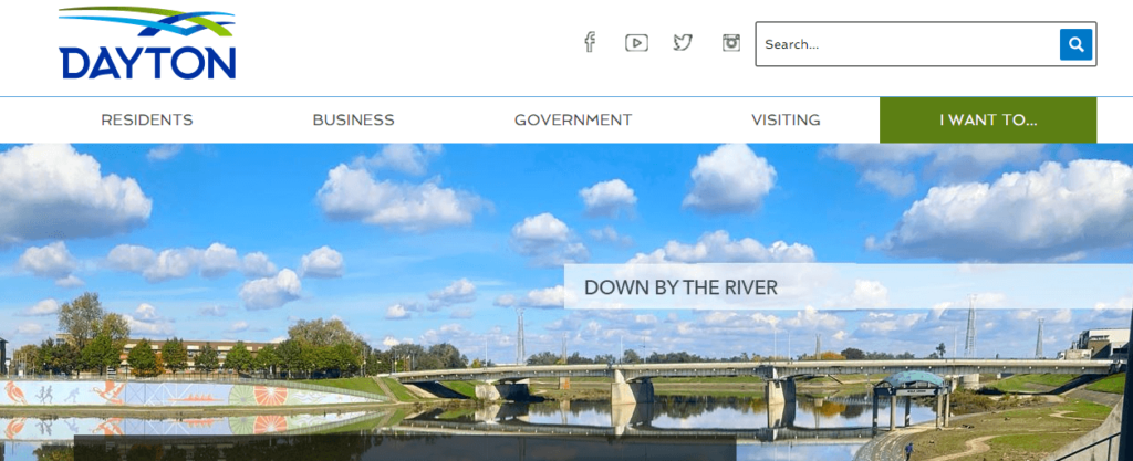 Homepage of Dabney Pool /
Link: daytonohio.gov